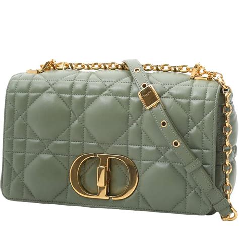 dior caro bag green